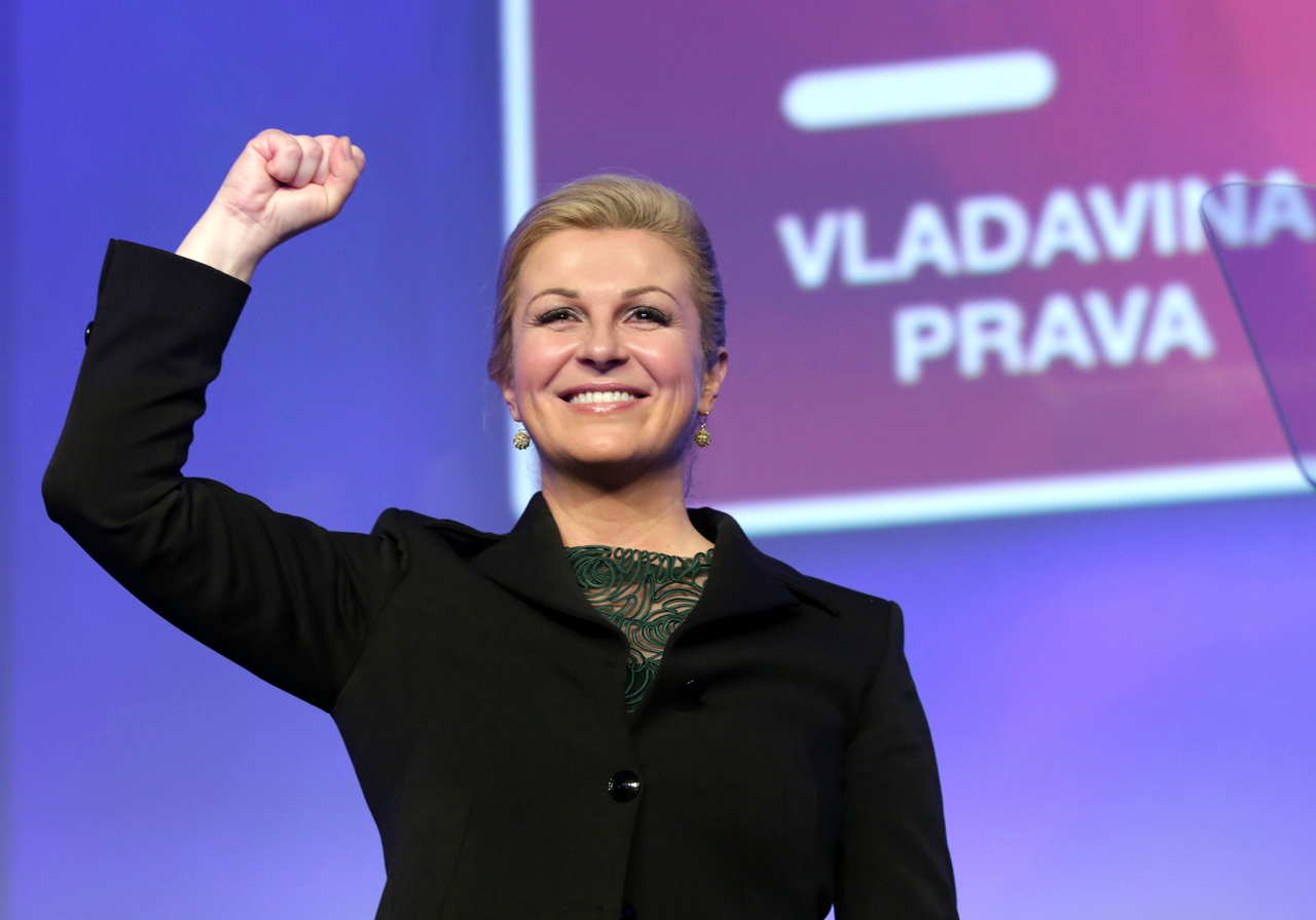 Xorvatiyanın seksual qadın prezidenti Kolinda Qrabar-Kitarovic