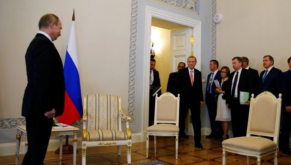 Rusiya prezidenti Putinin Türkiyə prezidenti Ərdoğanla görüşü