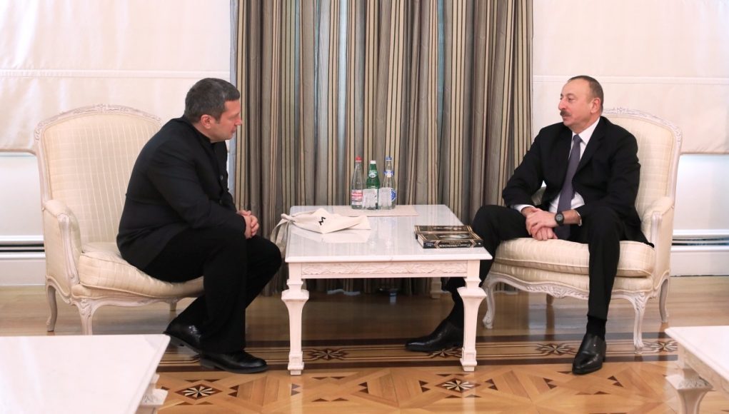 Prezident İlham Əliyev teleradio aparıcısı Vladimir Solovyovla görüşdü