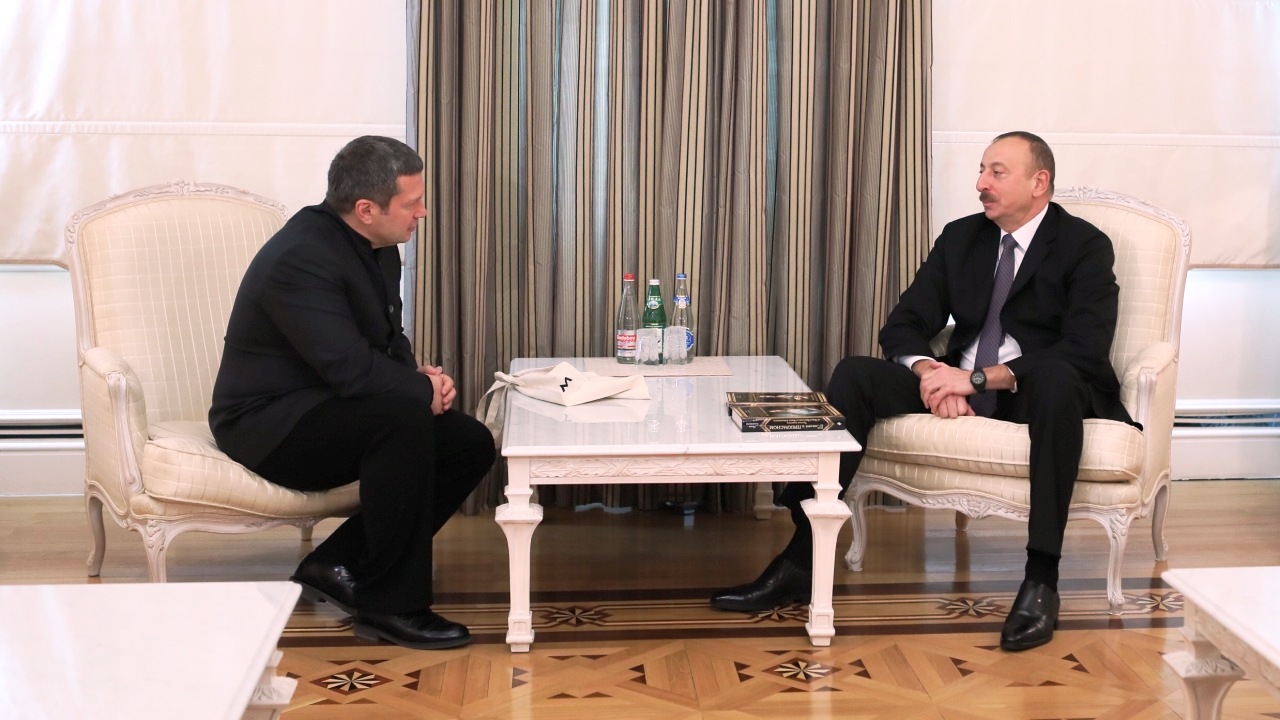 Prezident İlham Əliyev teleradio aparıcısı Vladimir Solovyovla görüşdü