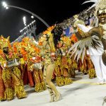 Braziliya, Rio-de Janeyro 2018 Samba Karnaval