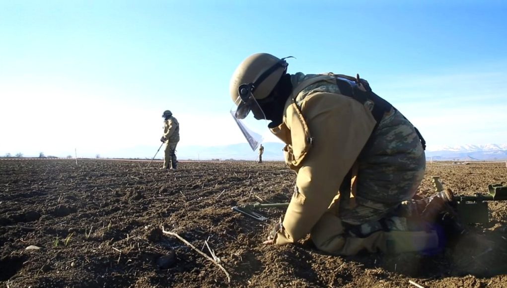 Türkiyə Ordusunun minadan təmizləmə heyəti Ağdamda tapşırıqları yerinə yetirir