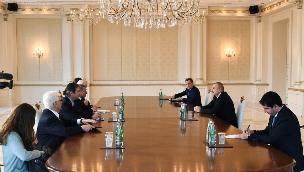 İ.Əliyev ATƏT-in Minsk qrupunun Fransa və ABŞ həmsədrlərini qəbul edi