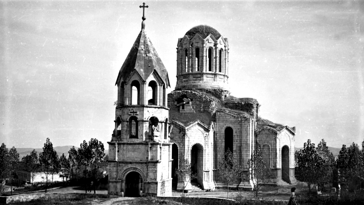 Şuşada Qazançı kilsəsi (Ghazanchetsots Cathedral Church in Shusha)