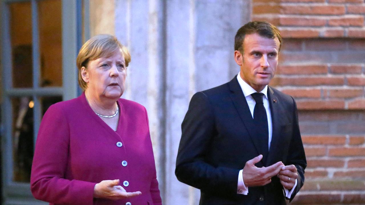 Almaniya kansleri Angela Merkel və Fransa prezidenti Emmanuel Makron