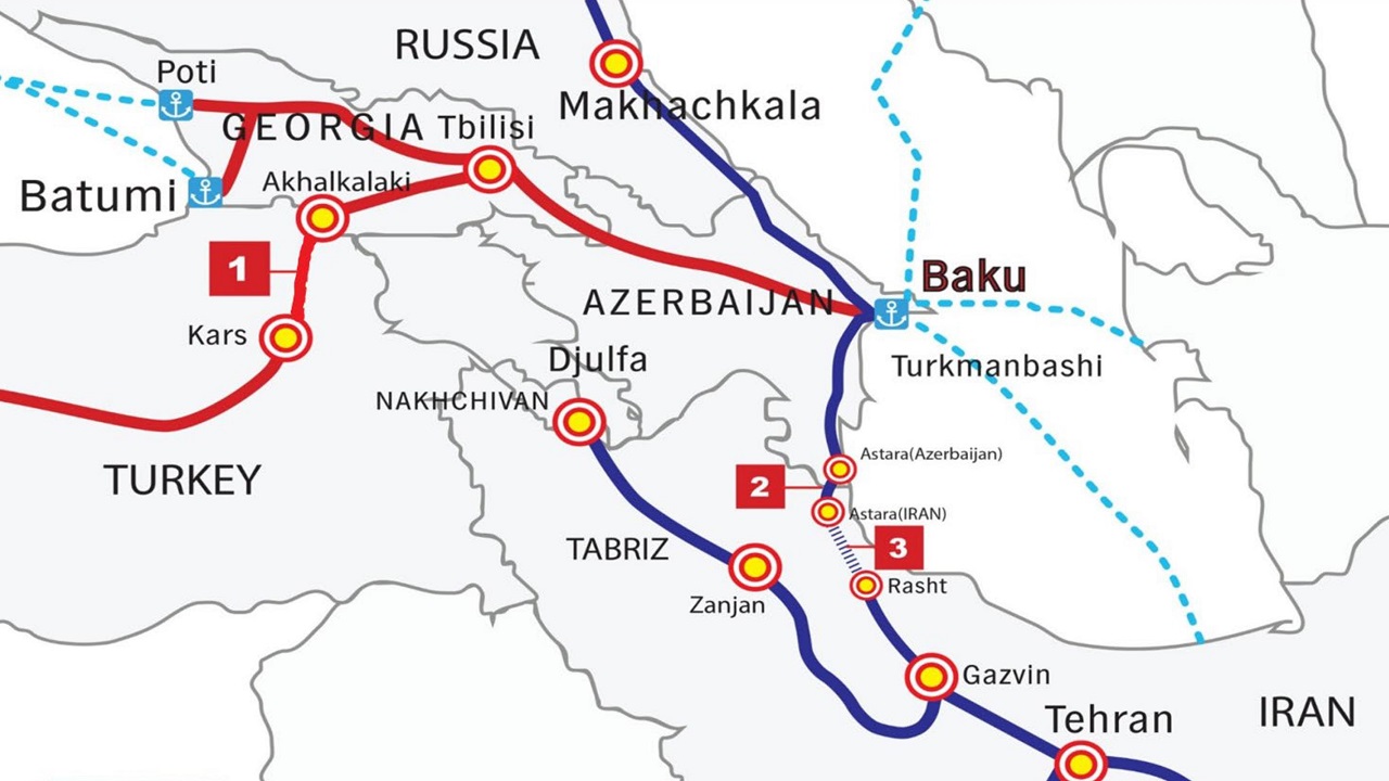 İran-Azərbaycan dəmir yolu