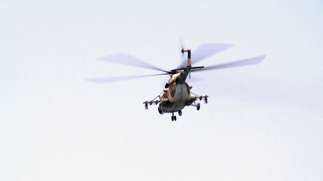 Azərbaycan Ordusunun helikopteri