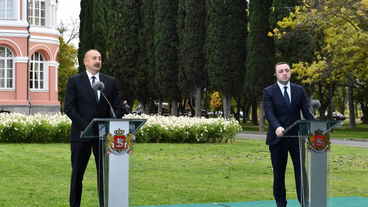 Azərbaycan Prezidenti və Gürcüstanın Baş naziri