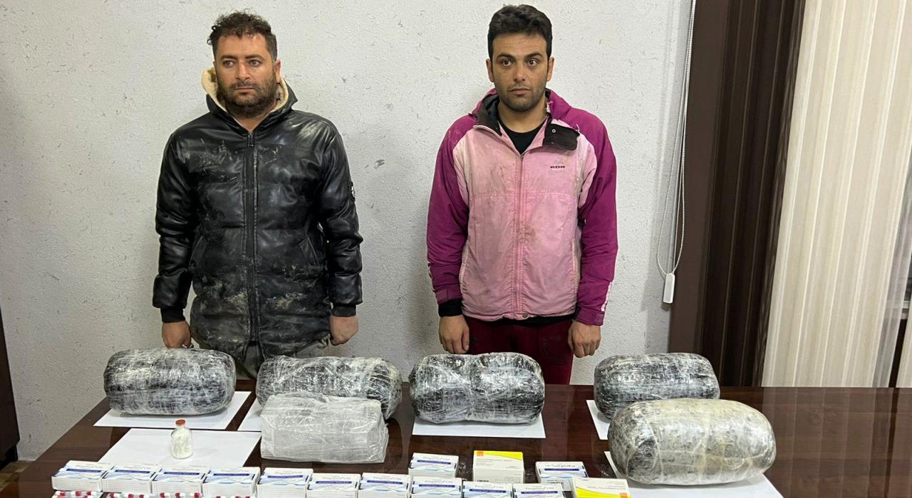 DİN və DSX Azərbaycana narkotik keçirmək istəyən İran vətəndaşlarını saxladı