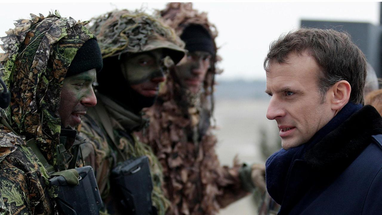 Fransa Ordusu və Prezident Emmanuel Makron