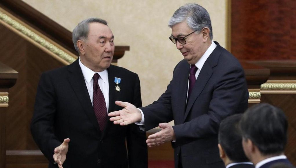 Nursultan Nazarbayev və Kasım-Jomart Tokayev