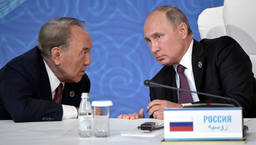 Nursultan Nazarbayev və Vladimir Putin