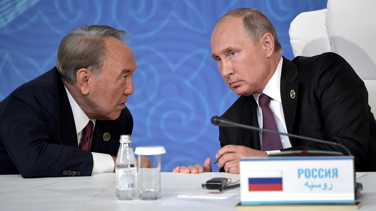 Nursultan Nazarbayev və Vladimir Putin