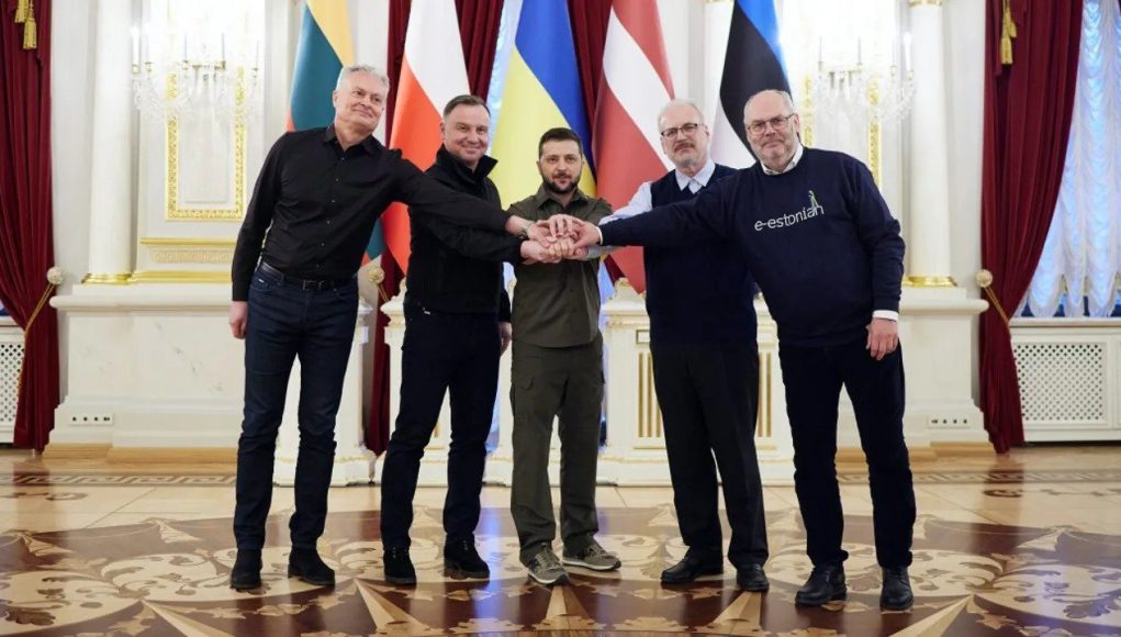 Polşa, Litva, Latviya, Estoniya Prezidentləri Ukrayna Prezidenti ilə