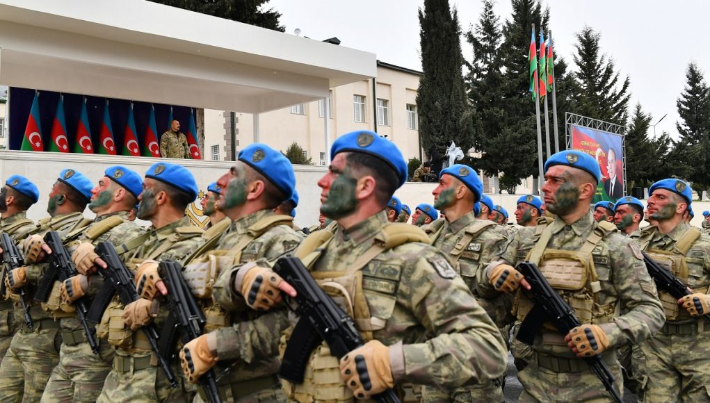 Prezident İlham Əliyev Hadrutda Komando hərbi bölməsinin açılışında