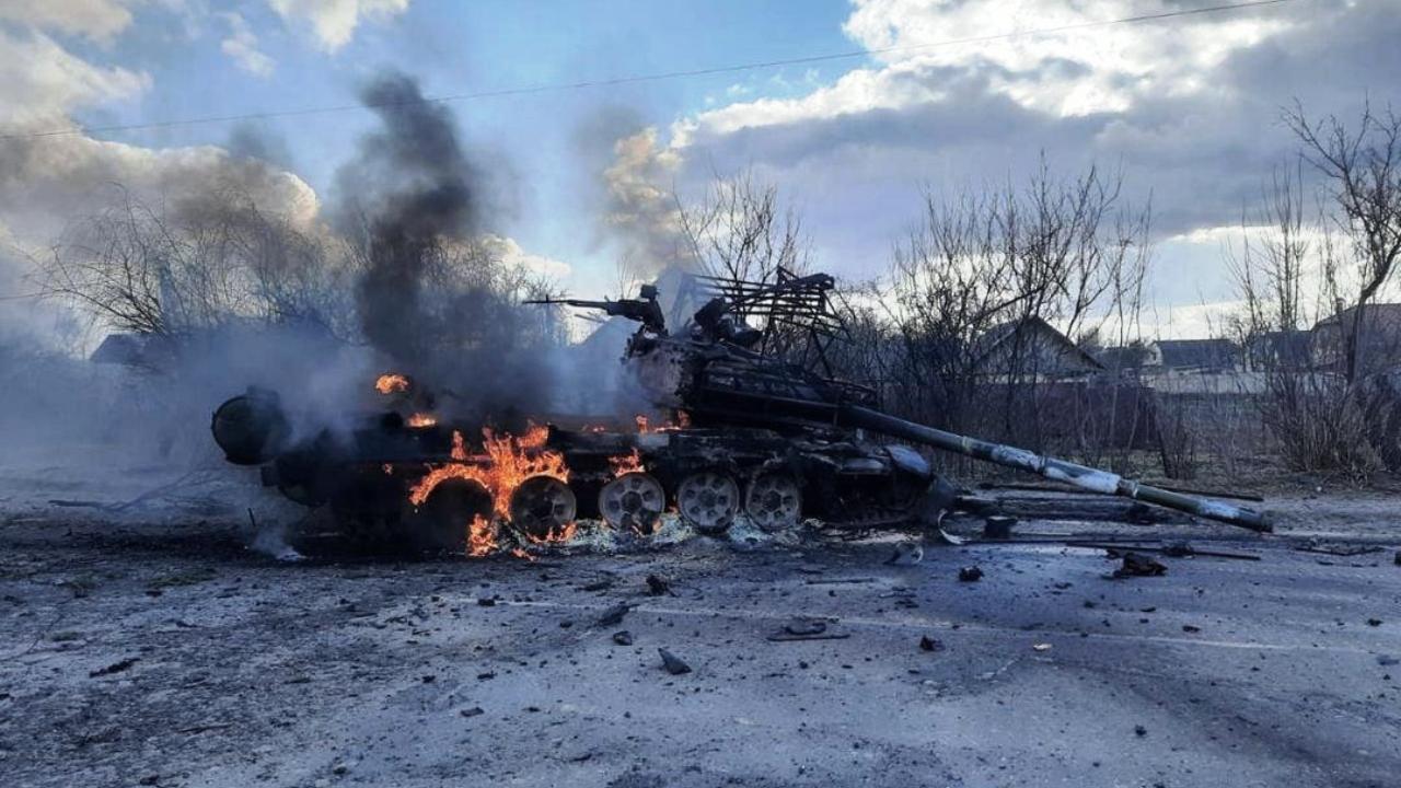 Rusiya hərbi texnikası Ukraynada