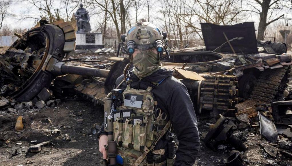Ukrayna Silahlı Qüvvələrinin hərbçisi